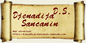 Đenadija Sančanin vizit kartica